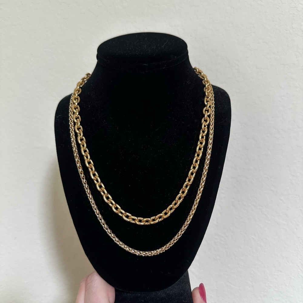 Electric Picks gold filled 2 in 1 layered necklace